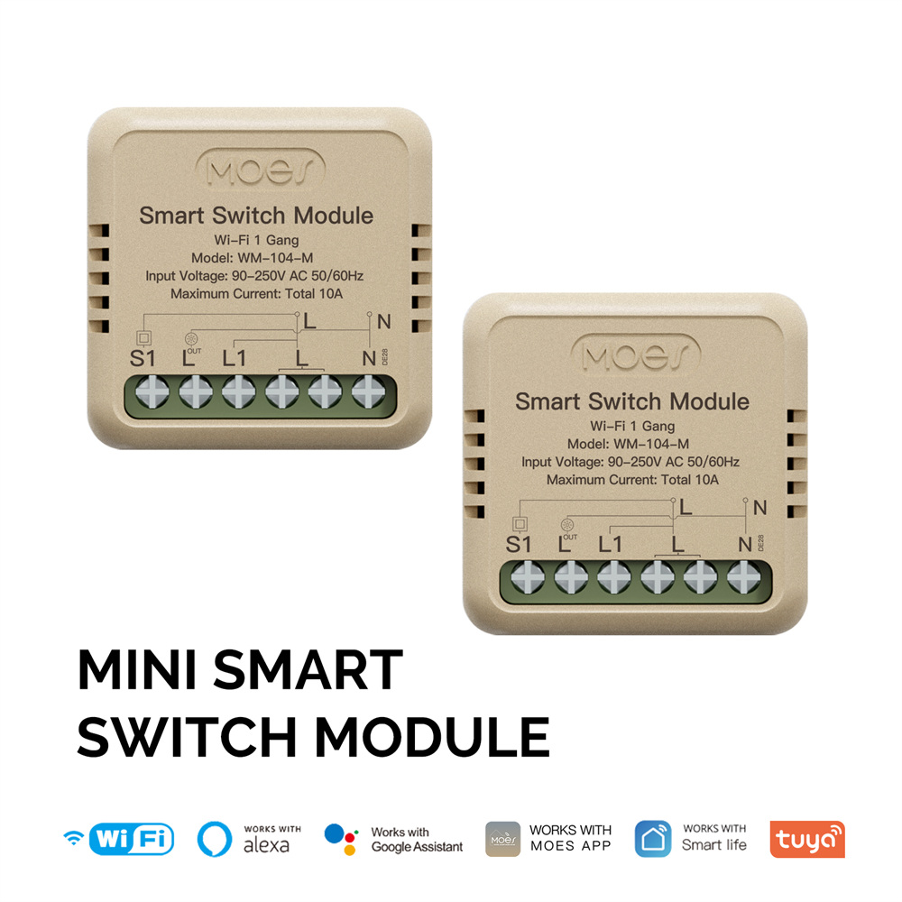 MOES Tuya WiFi Mini Smart Switch Module Relay Time02